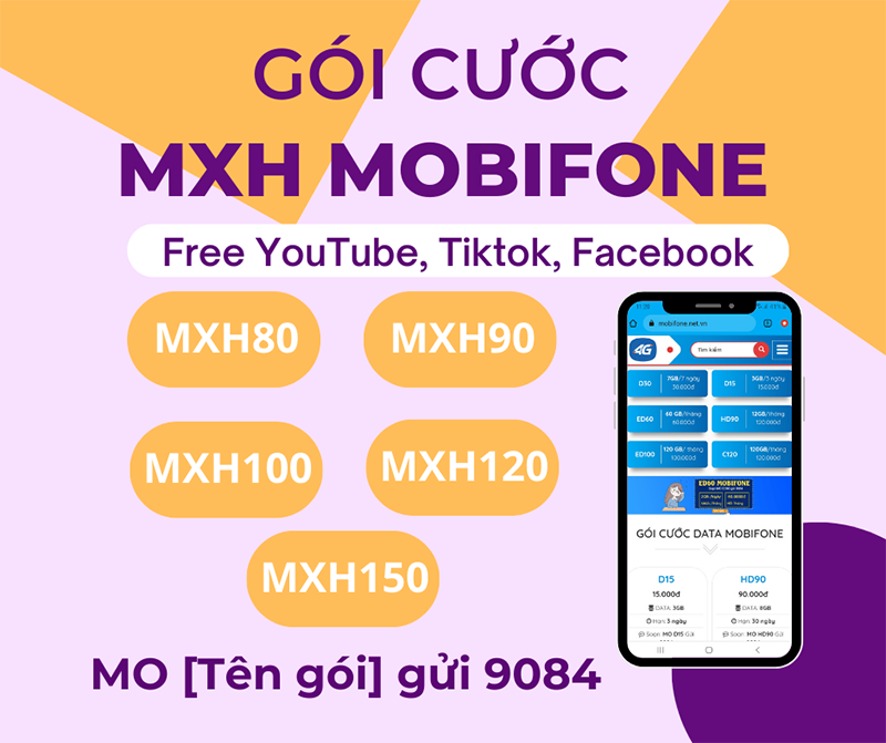 Các gói cước internet Mobi khác phù hợp với nhu cầu sử dụng