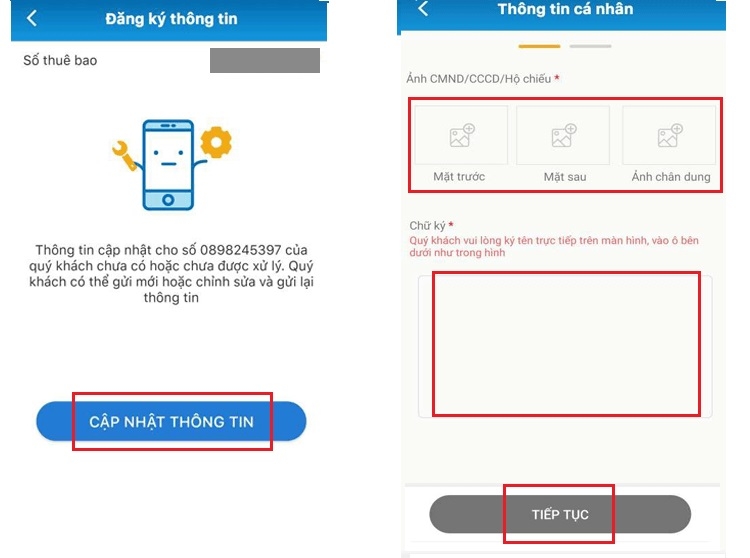 Các phương thức cập nhật thông tin thuê bao Mobifone hiện nay