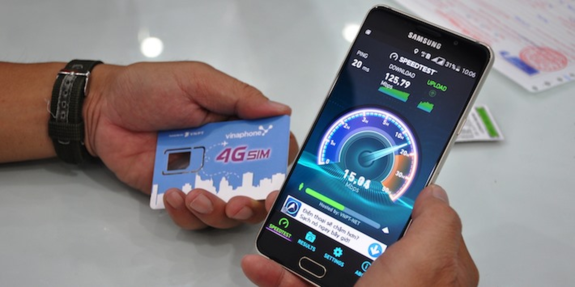 Khuyến mãi và ưu đãi đặc biệt khi đổi sim 4G sử dụng CK50