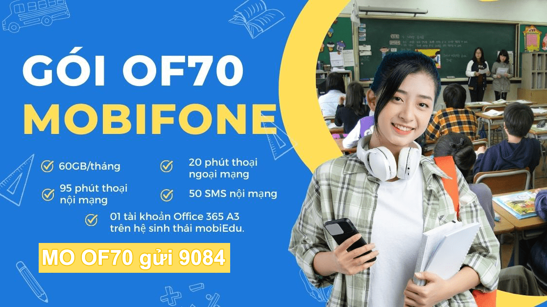 Tổng quan về gói OF70 Mobifone - Gói cước 4G siêu tiết kiệm