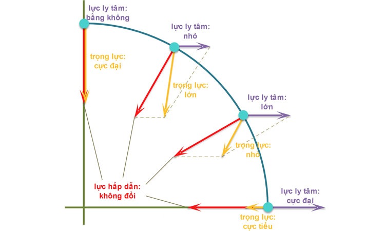 Các yếu tố ảnh hưởng đến lực li tâm trong chuyển động tròn