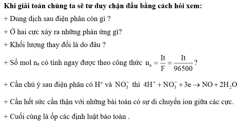 Công thức điện phân là gì?