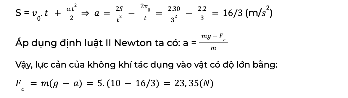 Công thức tính lực hãm là gì?