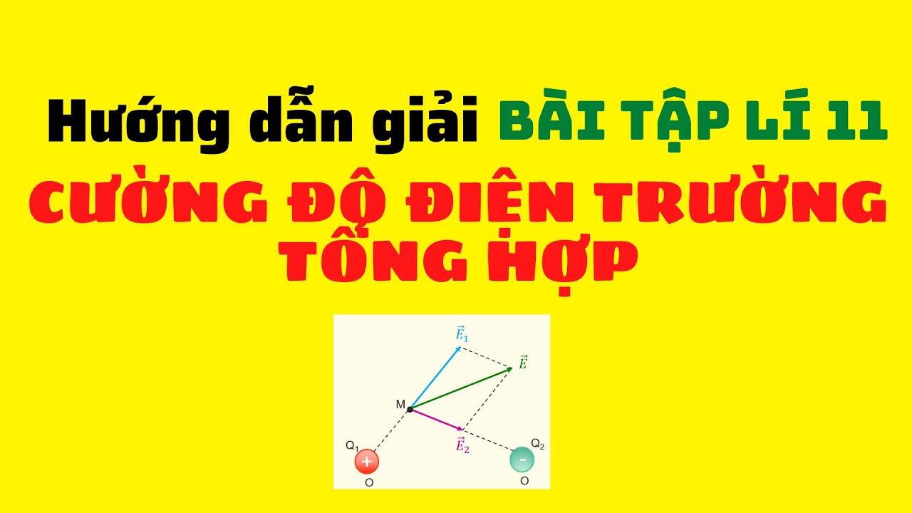 Phương pháp giải bài tập về cường độ điện trường