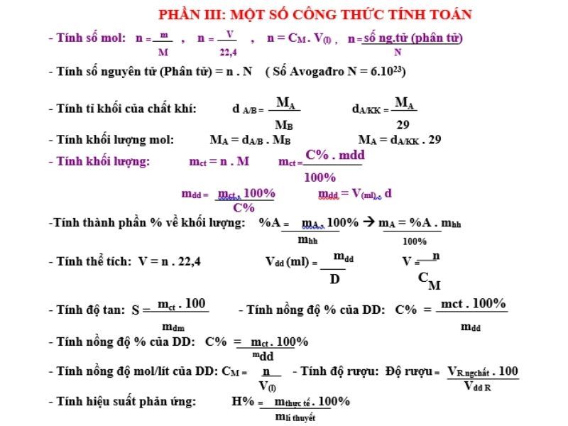 Ứng dụng công thức tính khối lượng nguyên tử trong bài tập hóa học