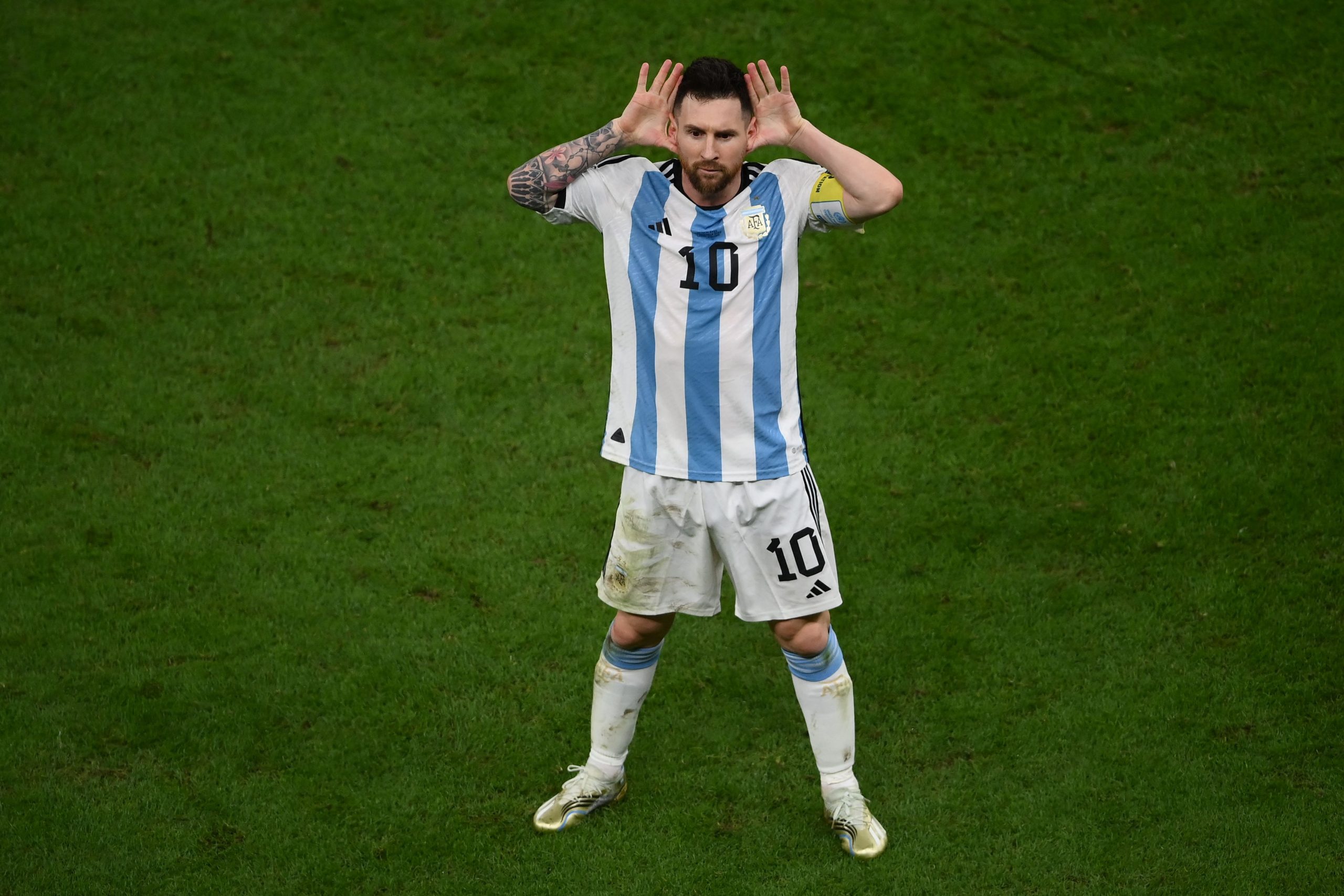 Messi celebration vs netherlands an expressive moment of joy