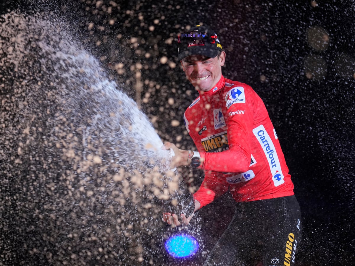 Expressive moments of sepp kuss on the podium shine bright