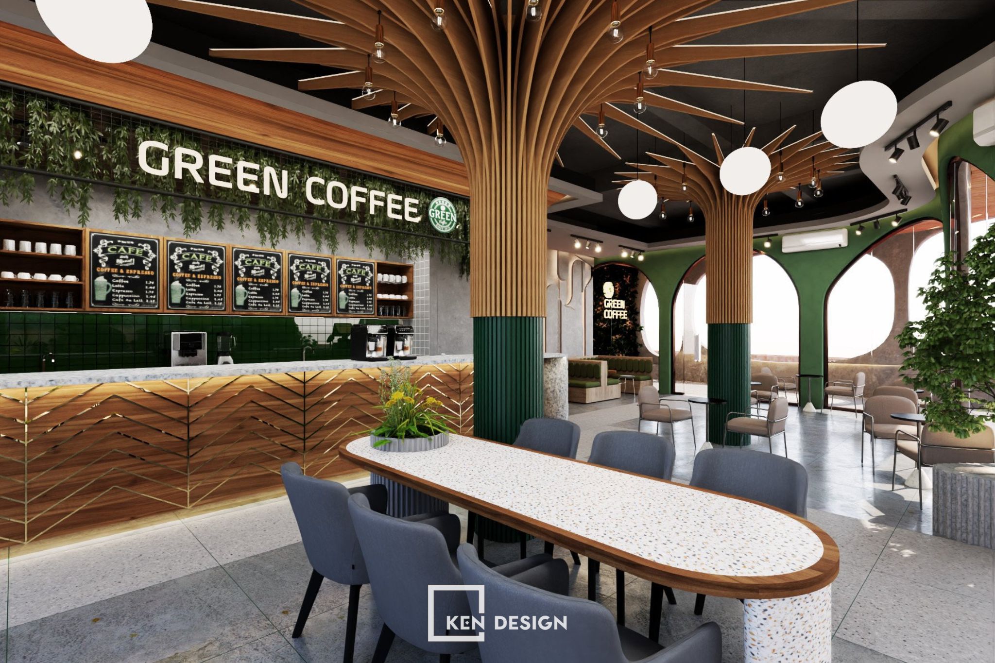 Top 10: Green Cafe