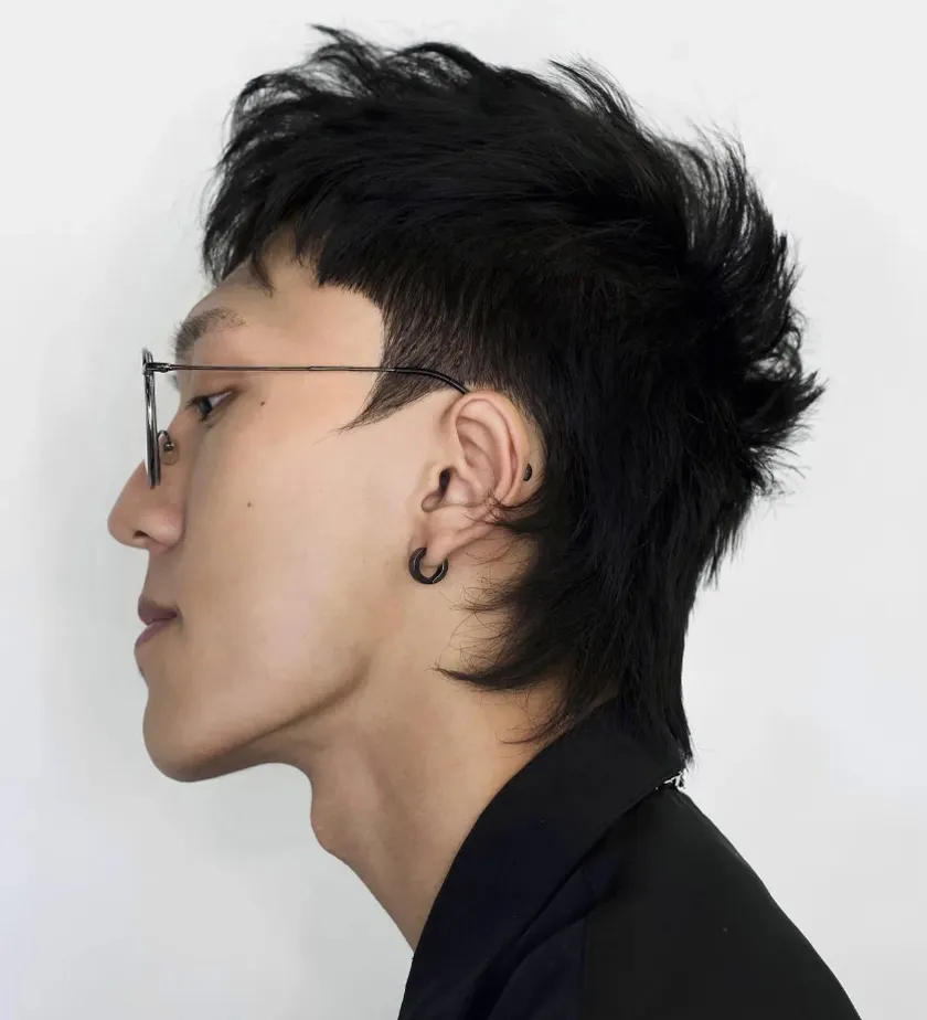 kiểu tóc mullet layer nam dài