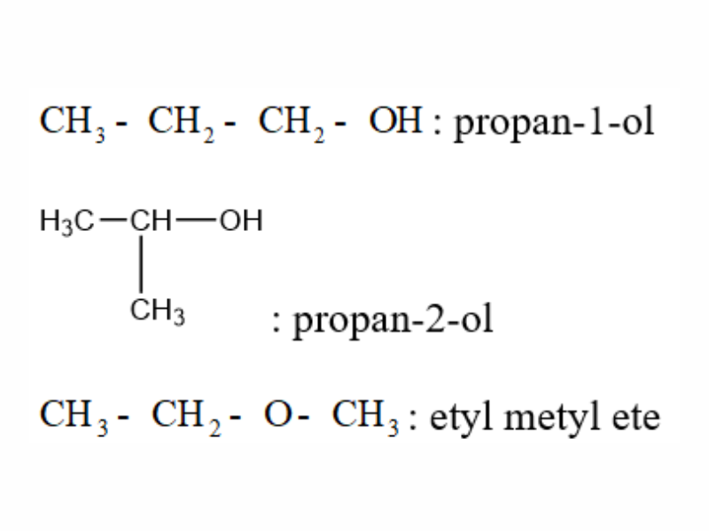 Cách viết công thức và gọi tên ancol theo quy tắc IUPAC