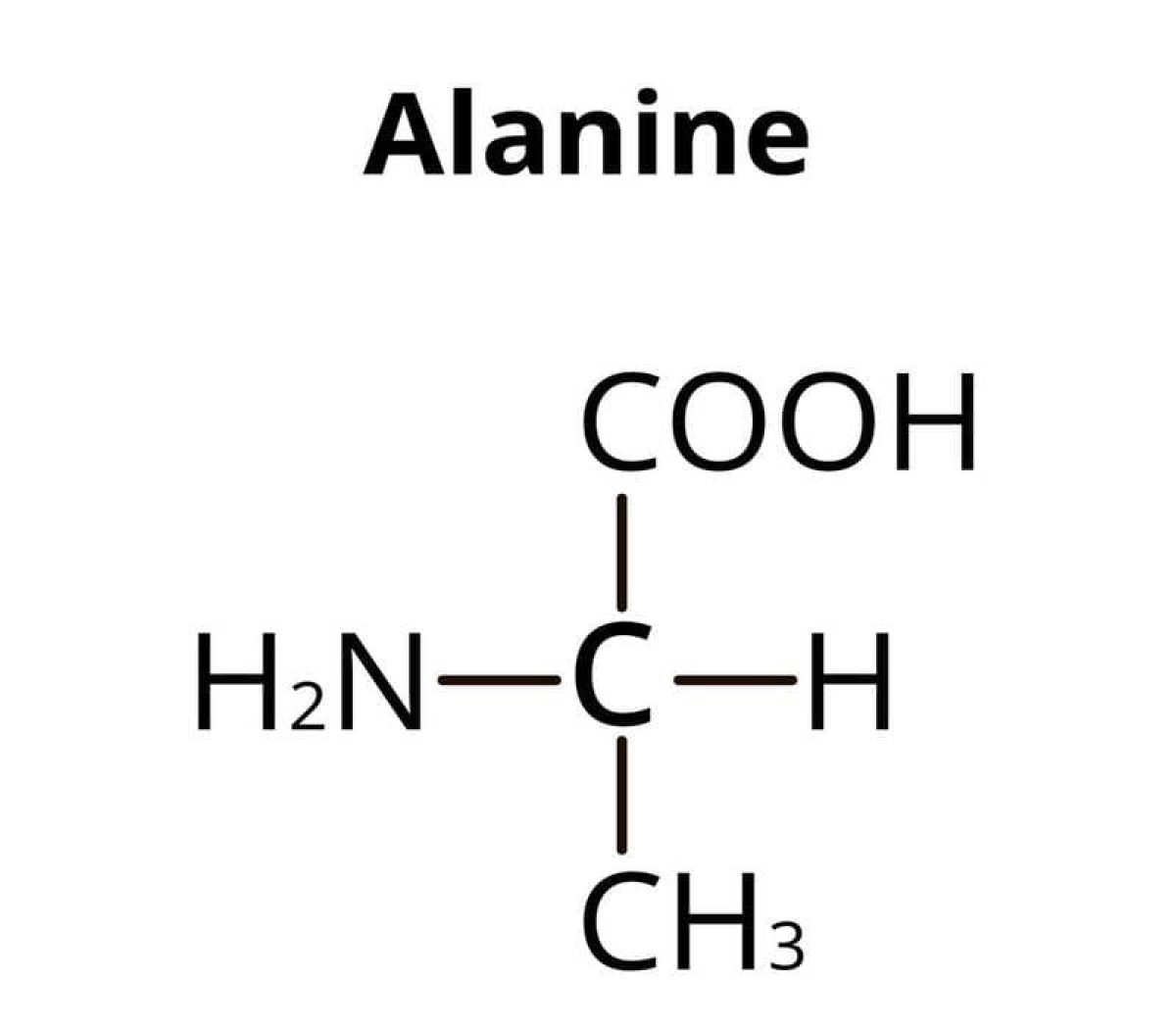 Công thức alanin và cấu tạo phân tử