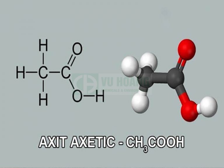 Công thức cấu tạo của axit axetic