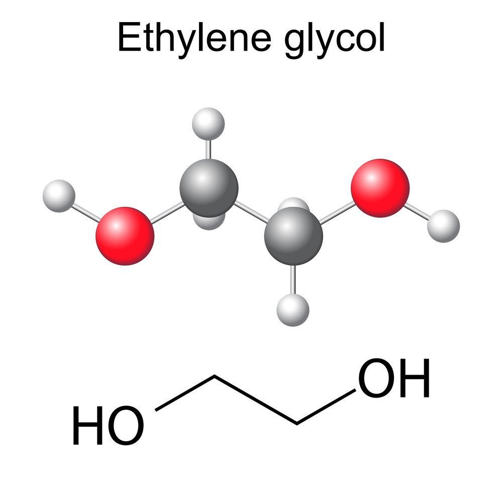 Công thức cấu tạo của etilen glicol