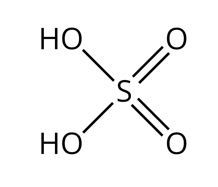 Công thức cấu tạo H2SO4