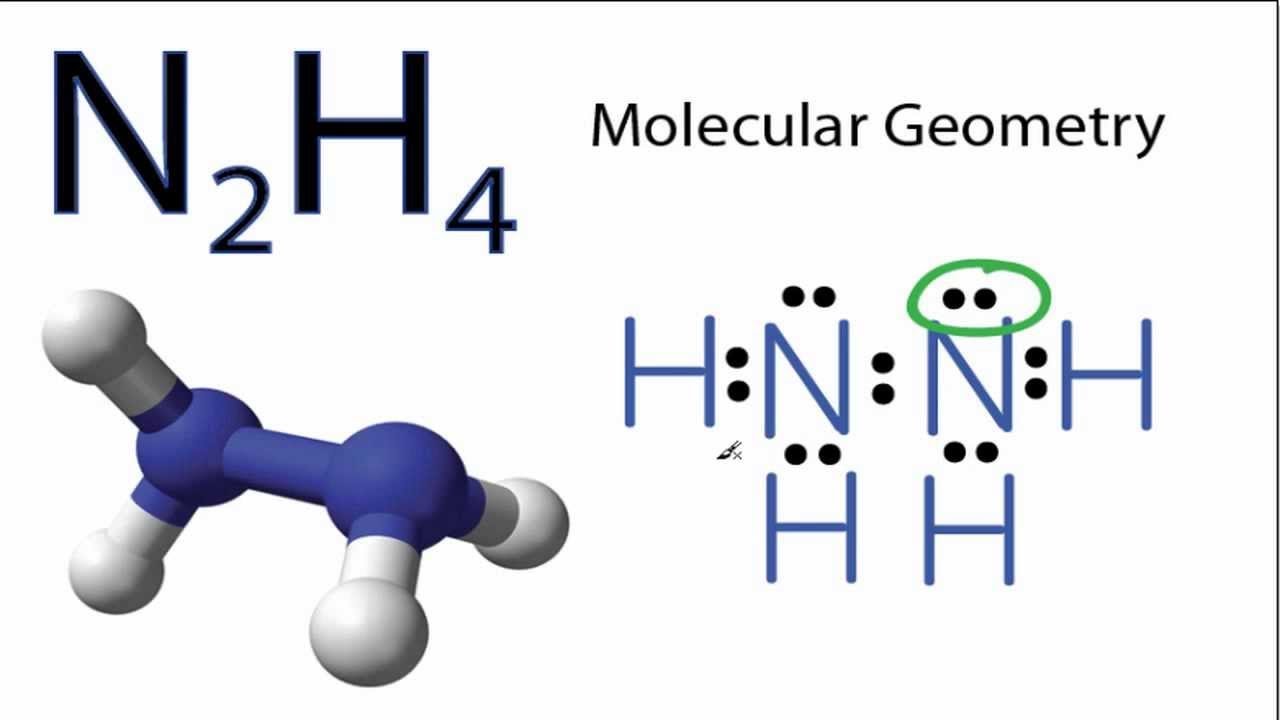 Công thức cấu tạo N2H4