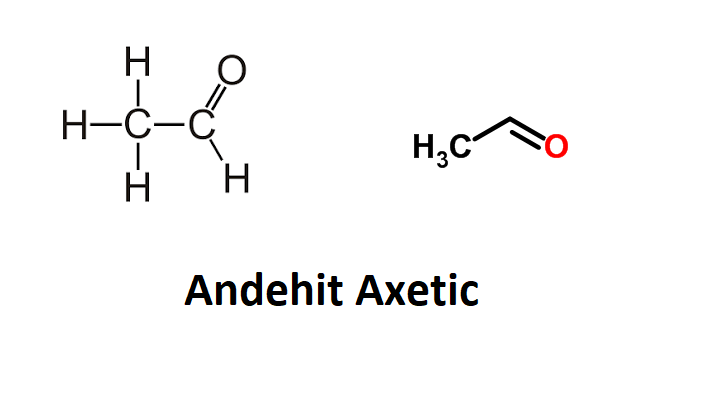 Công thức của andehit axetic