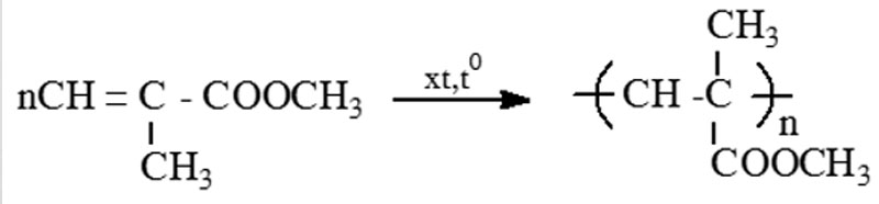 Công thức của metyl metacrylat