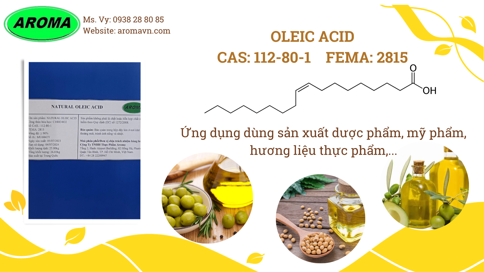 Nguồn gốc và sự phân bố của axit oleic trong tự nhiên