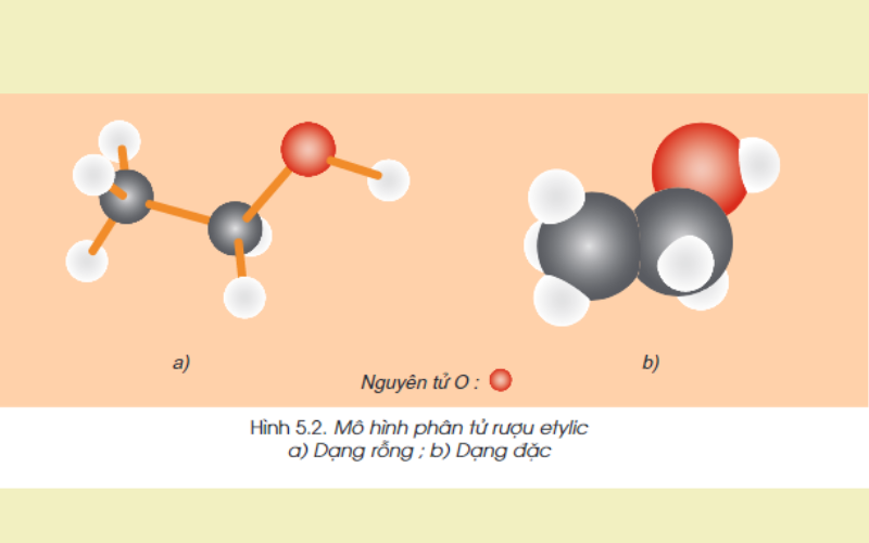 Phân tích chi tiết công thức cấu tạo và phân tử của rượu etylic