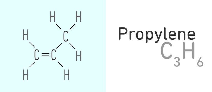 Propylene công thức và cấu tạo phân tử