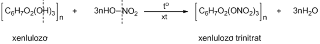 Xenlulozơ trinitrat công thức