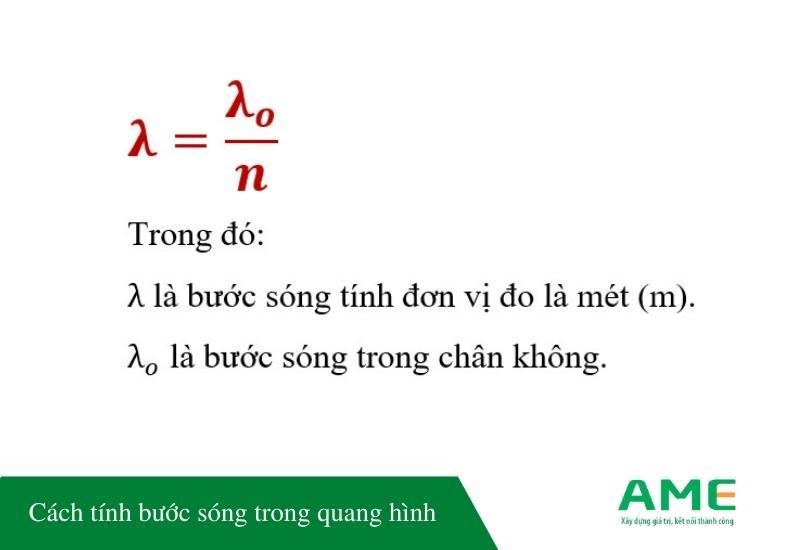 Cách tính bước sóng cho các loại sóng khác nhau